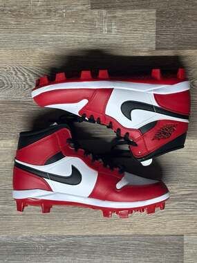 Nike Air Jordan 1 Mid Football Cleats Size 11